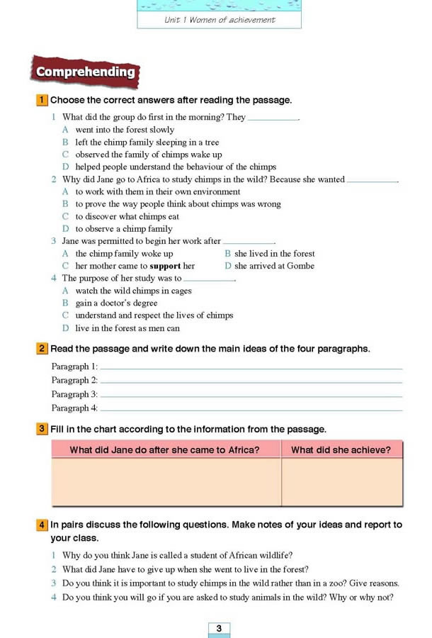 Unit 1��Women of achievement_13