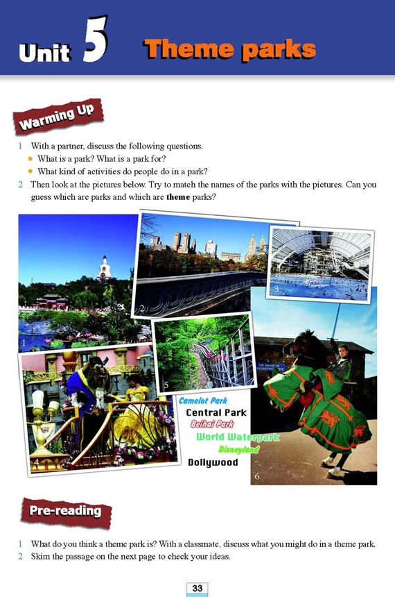 Unit 5��Theme parks_51