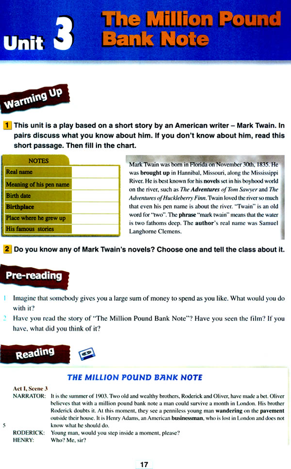 Unit 3��The Million Pound Bank Note_31