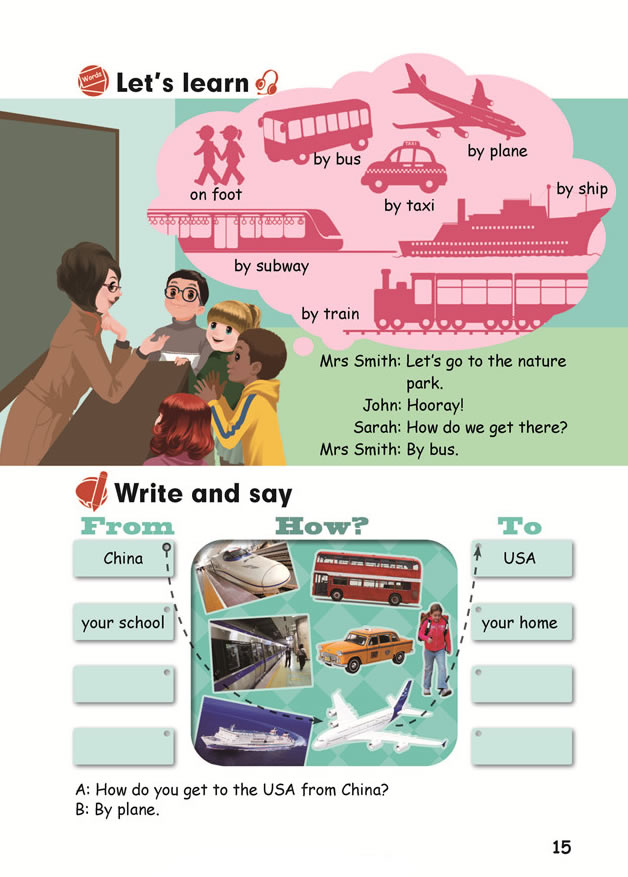 Unit 2��Ways to go to school_24