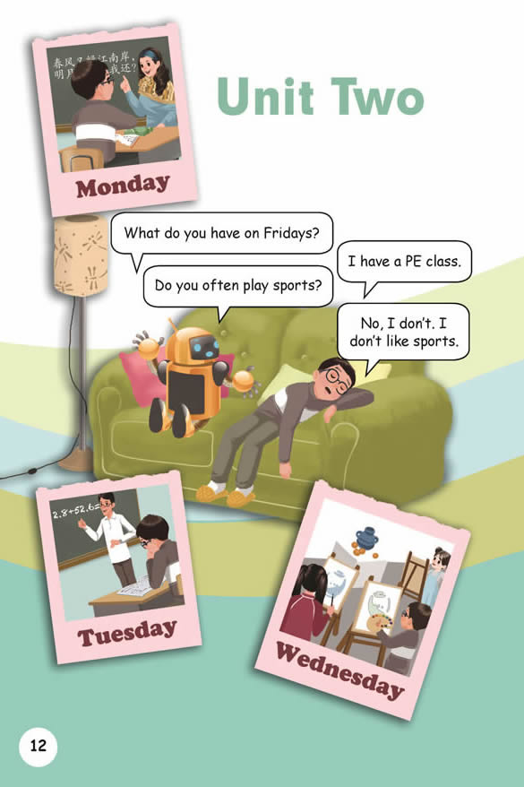 Unit 2��My week_21