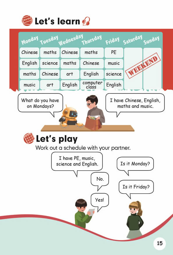 Unit 2��My week_24