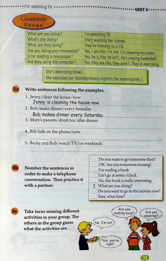 6 I��m watching TV._63